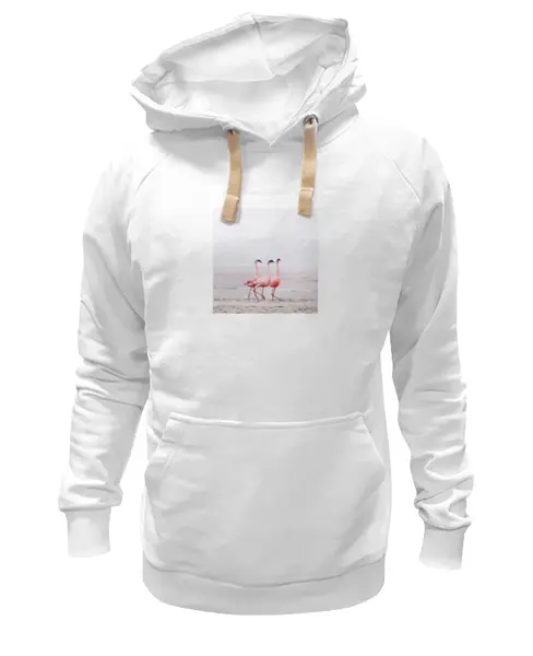Заказать премиальную одежду в Москве. Толстовка Wearcraft Premium унисекс Розовые фламинго от Татьяна - готовые дизайны и нанесение принтов.