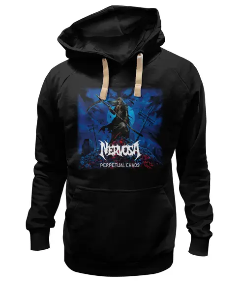Заказать толстовку в Москве. Толстовка Wearcraft Premium унисекс Nervosa thrash metal band от Leichenwagen - готовые дизайны и нанесение принтов.