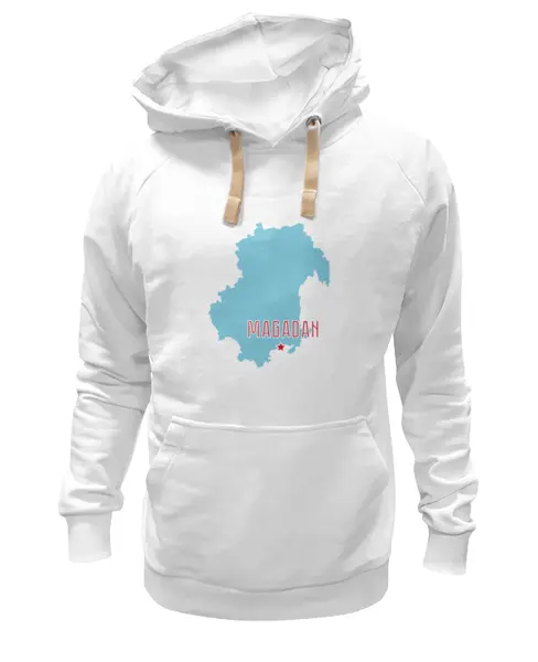 Заказать премиальную одежду в Москве. Толстовка Wearcraft Premium унисекс Магаданская область. Магадан от vezuchevitch@yandex.ru - готовые дизайны и нанесение принтов.