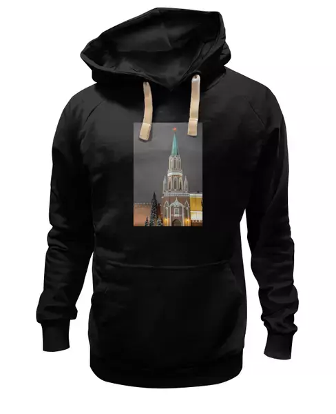 Заказать премиальную одежду в Москве. Толстовка Wearcraft Premium унисекс Никольская башня от Anstey  - готовые дизайны и нанесение принтов.