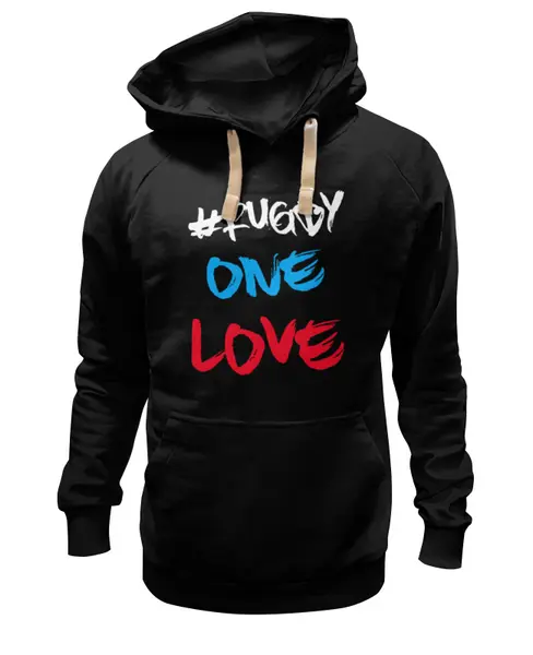 Заказать премиальную одежду в Москве. Толстовка Wearcraft Premium унисекс Love Rugby от Rugby  Man - готовые дизайны и нанесение принтов.