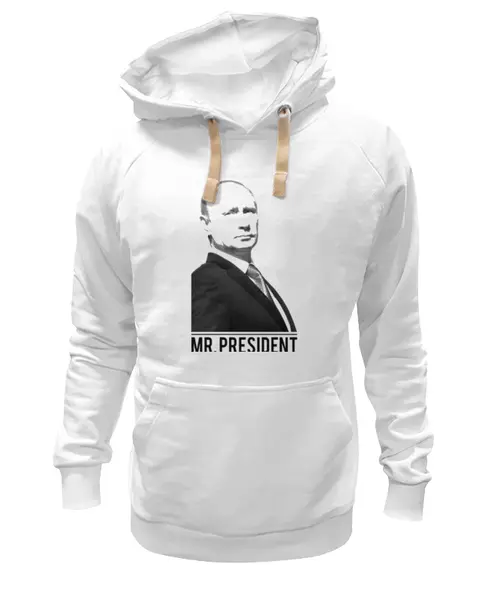 Заказать премиальную одежду в Москве. Толстовка Wearcraft Premium унисекс Путин от Владимир Волчков - готовые дизайны и нанесение принтов.