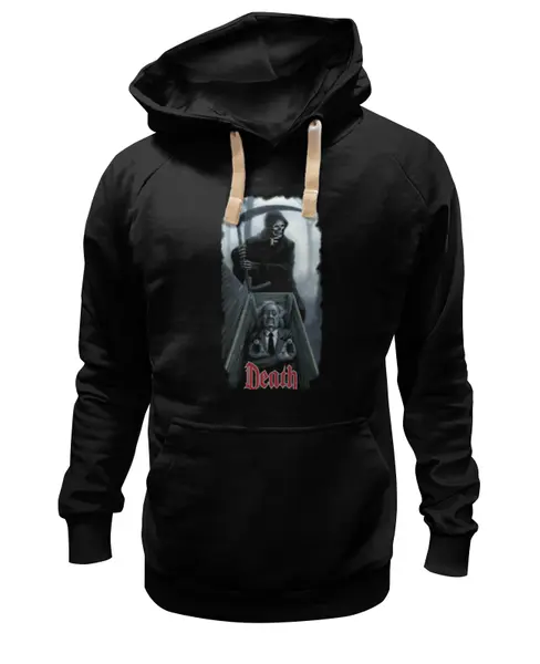 Заказать премиальную одежду в Москве. Толстовка Wearcraft Premium унисекс Death Art от Leichenwagen - готовые дизайны и нанесение принтов.