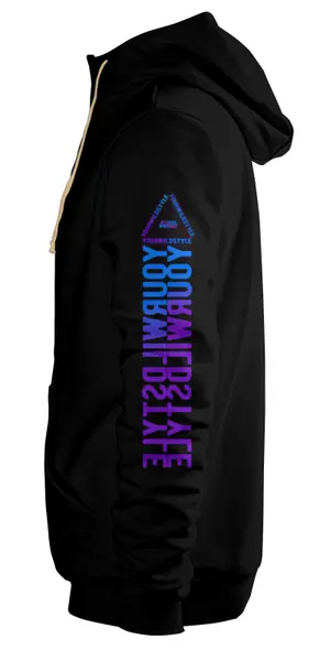 Заказать премиальную одежду в Москве. Толстовка Wearcraft Premium унисекс Your wild style от #GOGEL#MOGEL от #GOGEL #MOGEL - готовые дизайны и нанесение принтов.