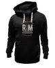 Заказать толстовку в Москве. Толстовка Wearcraft Premium унисекс R&M hoodie black от Alcochat - готовые дизайны и нанесение принтов.