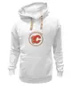 Заказать премиальную одежду в Москве. Толстовка Wearcraft Premium унисекс Calgary Flames от kspsshop - готовые дизайны и нанесение принтов.