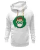 Заказать премиальную одежду в Москве. Толстовка Wearcraft Premium унисекс Зеленый фонарь (Коллекция: Герои носят маски) от GeekFox  - готовые дизайны и нанесение принтов.