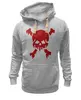 Заказать премиальную одежду в Москве. Толстовка Wearcraft Premium унисекс Blood Skull от Leichenwagen - готовые дизайны и нанесение принтов.