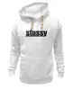 Заказать премиальную одежду в Москве. Толстовка Wearcraft Premium унисекс Stussy от DESIGNER   - готовые дизайны и нанесение принтов.
