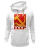 Заказать премиальную одежду в Москве. Толстовка Wearcraft Premium унисекс СССР (Серп и молот) от gopotol - готовые дизайны и нанесение принтов.