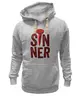 Заказать премиальную одежду в Москве. Толстовка Wearcraft Premium унисекс Sinner от Leichenwagen - готовые дизайны и нанесение принтов.
