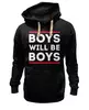 Заказать премиальную одежду в Москве. Толстовка Wearcraft Premium унисекс Boys Will Be Boys от Соль  - готовые дизайны и нанесение принтов.