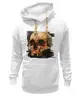 Заказать премиальную одежду в Москве. Толстовка Wearcraft Premium унисекс Череп 02 от Дана Столыпина - готовые дизайны и нанесение принтов.