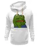 Заказать толстовку в Москве. Толстовка Wearcraft Premium унисекс Pepe the Frog от denis01001 - готовые дизайны и нанесение принтов.
