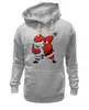 Заказать премиальную одежду в Москве. Толстовка Wearcraft Premium унисекс Dabbing Santa от skynatural - готовые дизайны и нанесение принтов.
