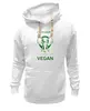 Заказать толстовку в Москве. Толстовка Wearcraft Premium унисекс I'm strong & i'm vegan от catification - готовые дизайны и нанесение принтов.