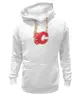 Заказать премиальную одежду в Москве. Толстовка Wearcraft Premium унисекс Calgary Flames / NHL Canada от KinoArt - готовые дизайны и нанесение принтов.