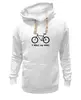 Заказать премиальную одежду в Москве. Толстовка Wearcraft Premium унисекс I Love My Bike от Виктория - готовые дизайны и нанесение принтов.