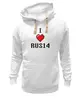 Заказать толстовку в Москве. Толстовка Wearcraft Premium унисекс I Love RUS14  от Руслан Римович - готовые дизайны и нанесение принтов.