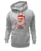 Заказать премиальную одежду в Москве. Толстовка Wearcraft Premium унисекс Satan Claus от Leichenwagen - готовые дизайны и нанесение принтов.