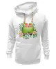 Заказать премиальную одежду в Москве. Толстовка Wearcraft Premium унисекс Влюбленные попугаи неразлучники от tigerda  - готовые дизайны и нанесение принтов.