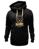 Заказать премиальную одежду в Москве. Толстовка Wearcraft Premium унисекс Mad dog gold от Серега Шнайдер - готовые дизайны и нанесение принтов.