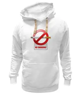 Заказать толстовку в Москве. Толстовка Wearcraft Premium унисекс NO SMOKING от Jimmy Flash - готовые дизайны и нанесение принтов.