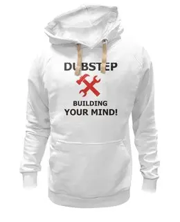 Заказать толстовку в Москве. Толстовка Wearcraft Premium унисекс Dubstep building your mind от Alex Myatezhnik - готовые дизайны и нанесение принтов.