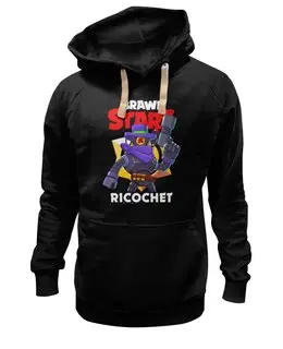 Заказать толстовку в Москве. Толстовка Wearcraft Premium унисекс BRAWL STARS RICOCHET от geekbox - готовые дизайны и нанесение принтов.