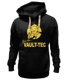 Заказать толстовку в Москве. Толстовка Wearcraft Premium унисекс Fallout  Vault-Tec от cherdantcev - готовые дизайны и нанесение принтов.