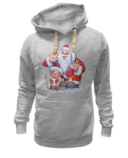 Заказать премиальную одежду в Москве. Толстовка Wearcraft Premium унисекс Happy New Year от Leichenwagen - готовые дизайны и нанесение принтов.