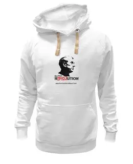 Заказать толстовку в Москве. Толстовка Wearcraft Premium унисекс Ron Paul REVOLUTION от (模范)WW - готовые дизайны и нанесение принтов.