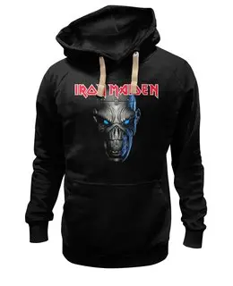 Заказать премиальную одежду в Москве. Толстовка Wearcraft Premium унисекс Iron Maiden Band от Leichenwagen - готовые дизайны и нанесение принтов.