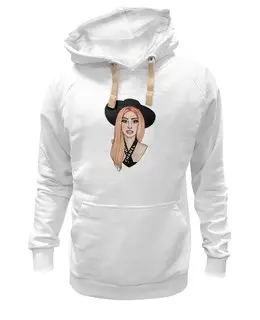 Заказать толстовку в Москве. Толстовка Wearcraft Premium унисекс Lady Gaga                     от Savara - готовые дизайны и нанесение принтов.