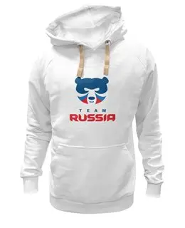 Заказать толстовку в Москве. Толстовка Wearcraft Premium унисекс Russia team от Easy-store - готовые дизайны и нанесение принтов.