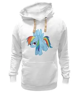 Заказать толстовку в Москве. Толстовка Wearcraft Premium унисекс My Little Pony friendship is magic от manhunt7 - готовые дизайны и нанесение принтов.