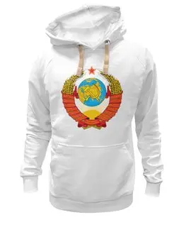 Заказать толстовку в Москве. Толстовка Wearcraft Premium унисекс СССР. от queen  - готовые дизайны и нанесение принтов.