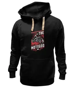 Заказать толстовку в Москве. Толстовка Wearcraft Premium унисекс The Motogod от direktar94 - готовые дизайны и нанесение принтов.