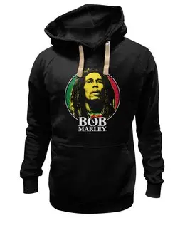 Заказать толстовку в Москве. Толстовка Wearcraft Premium унисекс Bob Marley от inPrintio - готовые дизайны и нанесение принтов.