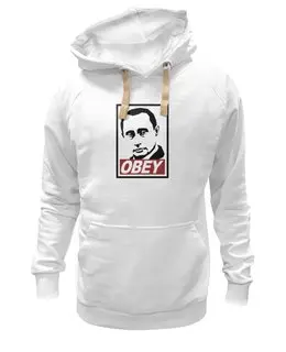 Заказать толстовку в Москве. Толстовка Wearcraft Premium унисекс Путин OBEY от printik - готовые дизайны и нанесение принтов.