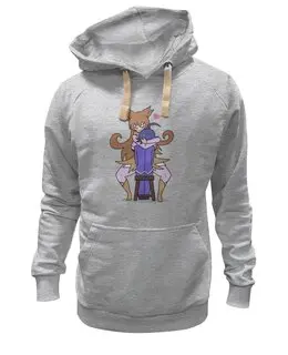 Заказать премиальную одежду в Москве. Толстовка Wearcraft Premium унисекс Ирума и Амелия от Дана Столыпина - готовые дизайны и нанесение принтов.