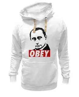 Заказать толстовку в Москве. Толстовка Wearcraft Premium унисекс Путин Obey от printik - готовые дизайны и нанесение принтов.