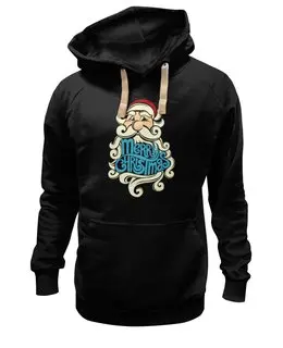 Заказать толстовку в Москве. Толстовка Wearcraft Premium унисекс Дед Мороз (Santa) от coolmag - готовые дизайны и нанесение принтов.