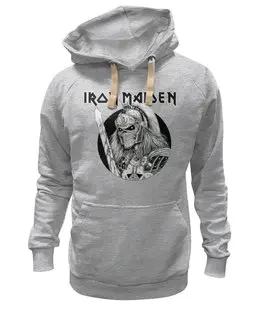 Заказать премиальную одежду в Москве. Толстовка Wearcraft Premium унисекс Iron Maiden Band от Leichenwagen - готовые дизайны и нанесение принтов.