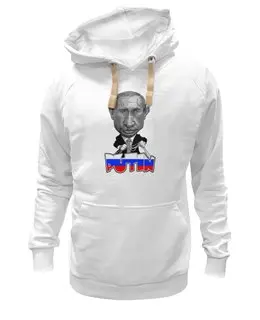 Заказать толстовку в Москве. Толстовка Wearcraft Premium унисекс Putin от Leichenwagen - готовые дизайны и нанесение принтов.