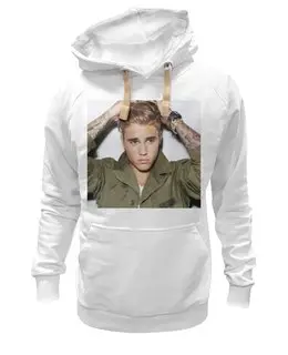 Заказать толстовку в Москве. Толстовка Wearcraft Premium унисекс Justin Bieber от Vladec11 - готовые дизайны и нанесение принтов.