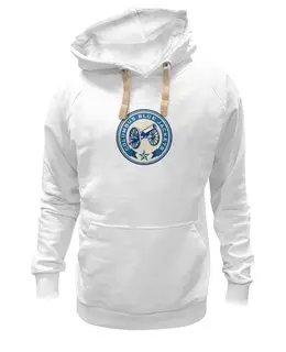 Заказать толстовку в Москве. Толстовка Wearcraft Premium унисекс Columbus Blue Jackets / NHL USA от KinoArt - готовые дизайны и нанесение принтов.