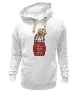 Заказать толстовку в Москве. Толстовка Wearcraft Premium унисекс Keep Calm Matryoshka  от Leichenwagen - готовые дизайны и нанесение принтов.