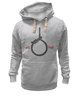 Заказать премиальную одежду в Москве. Толстовка Wearcraft Premium унисекс Alcohol Loop от Leichenwagen - готовые дизайны и нанесение принтов.