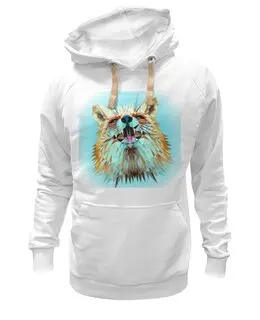 Заказать премиальную одежду в Москве. Толстовка Wearcraft Premium унисекс Low Poly Fox от natulia_hatulia@yahoo.com - готовые дизайны и нанесение принтов.